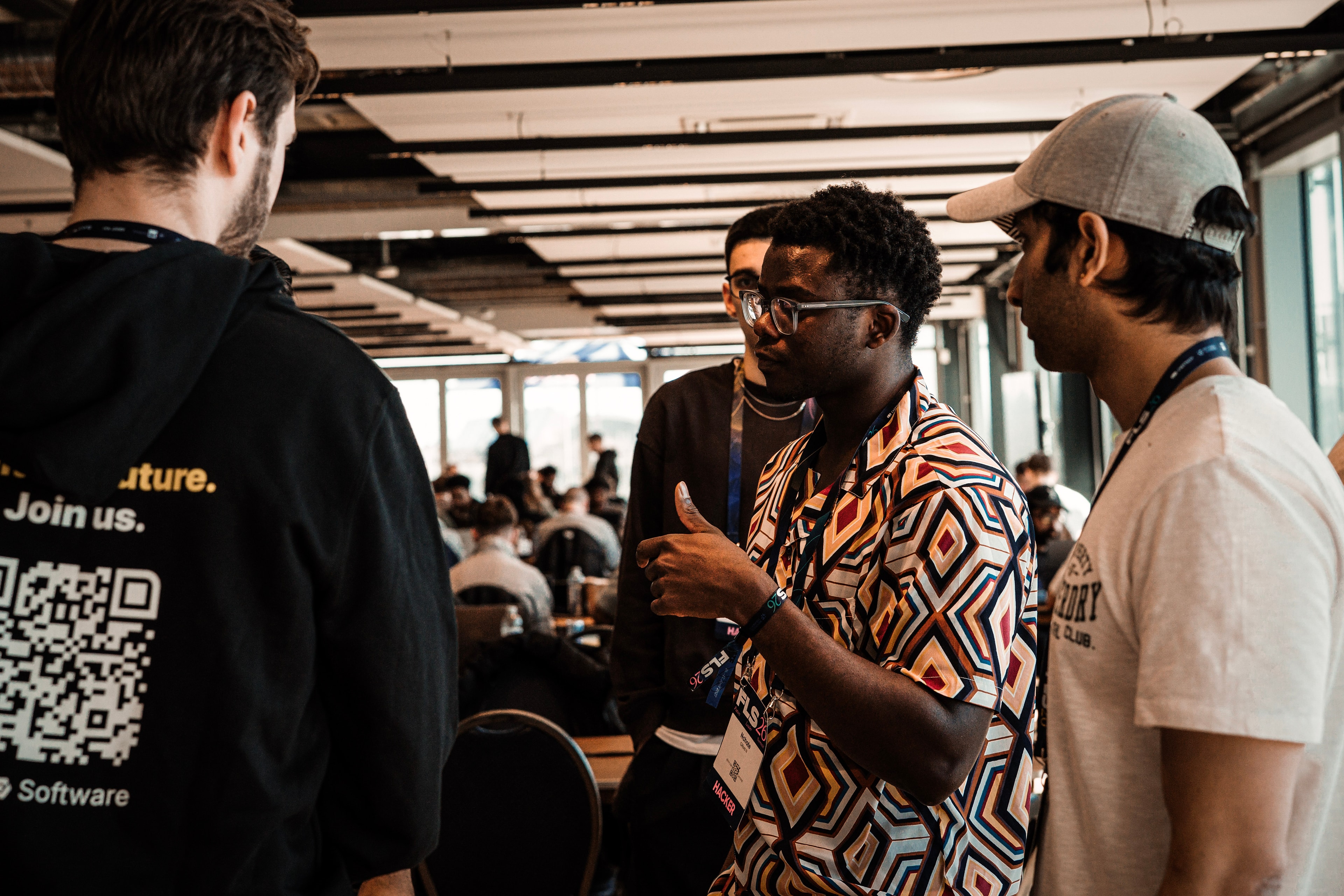 Cliford Nchotie at the ChefTreff AI Hackathon in Hamburg, April 2026